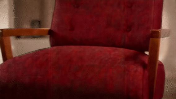 MCM 2Tone Red plataform rocker