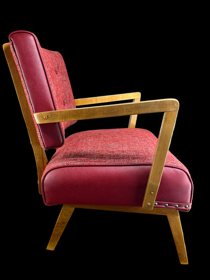 MCM 2Tone Red plataform rocker
